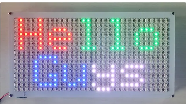 E01 한글 지원 교육용 LED 전광판 키트